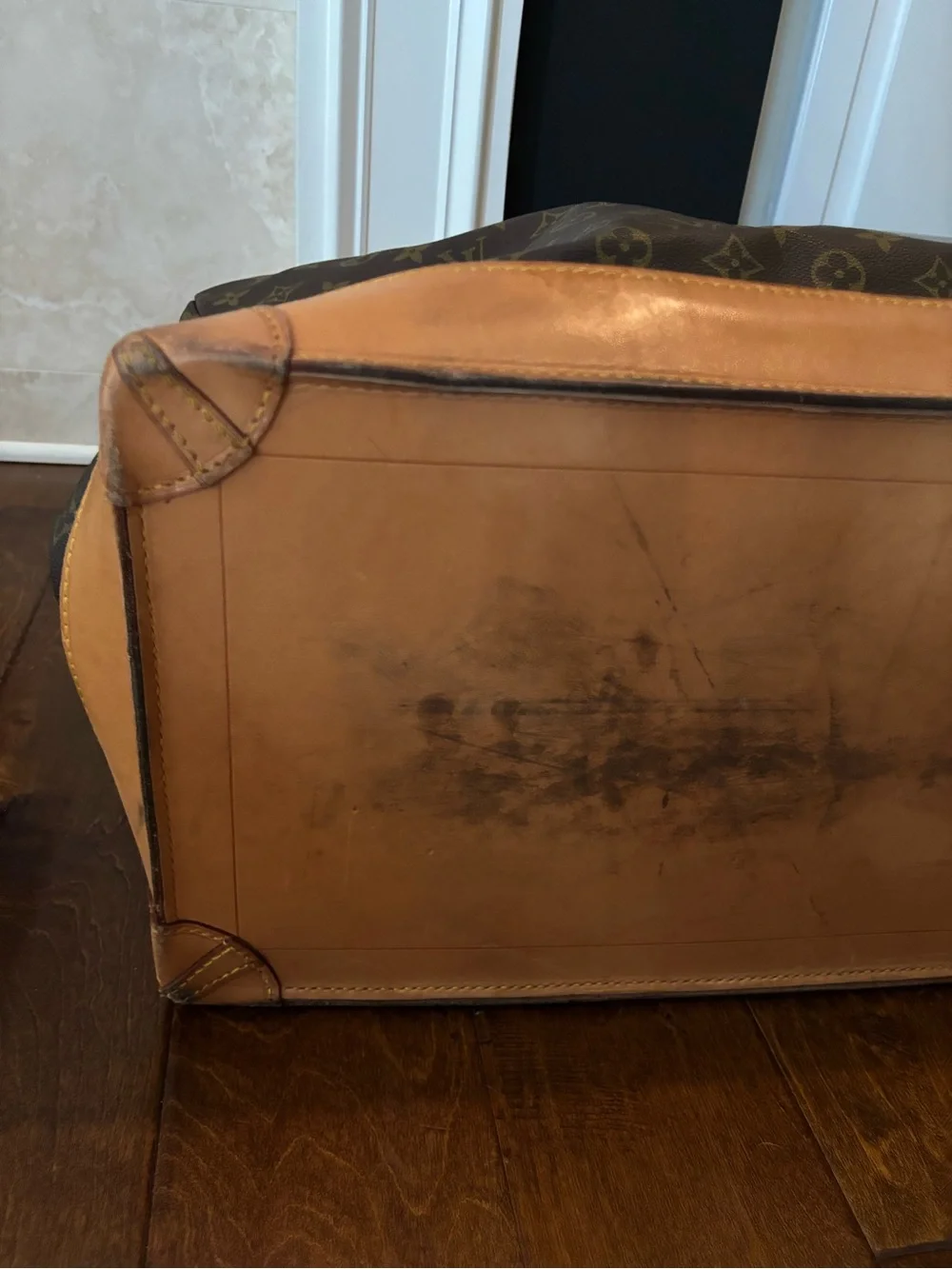 Authentic Louis Vuitton Monogram Canvas Steamer 65 Travel Bag